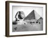 The Sphinx and Pyramid at Giza, Egypt, C1882-null-Framed Giclee Print