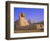 The Sphinx and Pyramid of Cheops at Sunrise, Giza, Cairo, Egypt-Sylvain Grandadam-Framed Photographic Print