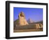 The Sphinx and Pyramid of Cheops at Sunrise, Giza, Cairo, Egypt-Sylvain Grandadam-Framed Photographic Print