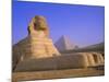 The Sphinx and Pyramid of Cheops at Sunrise, Giza, Cairo, Egypt-Sylvain Grandadam-Mounted Photographic Print