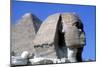 The Sphinx and Pyramid of Khafre (Chephren), Giza, Egypt, 4th Dynasty, 26th Century Bc-CM Dixon-Mounted Premium Photographic Print