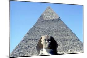 The Sphinx and Pyramid of Khafre (Chephren), Giza, Egypt, 4th Dynasty, 26th Century Bc-CM Dixon-Mounted Photographic Print