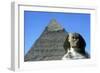 The Sphinx and Pyramid of Khafre (Chephren), Giza, Egypt, 4th Dynasty, 26th Century Bc-CM Dixon-Framed Photographic Print