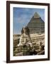 The Sphinx and Pyramid of Pharaoh Chefren-null-Framed Giclee Print