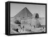 The Sphinx and Pyramid-null-Framed Stretched Canvas