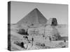 The Sphinx and Pyramid-null-Stretched Canvas