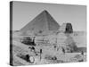 The Sphinx and Pyramid-null-Stretched Canvas