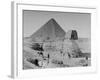 The Sphinx and Pyramid-null-Framed Photographic Print