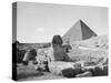 The Sphinx and Pyramid-null-Stretched Canvas