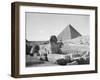 The Sphinx and Pyramid-null-Framed Photographic Print