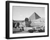 The Sphinx and Pyramid-null-Framed Photographic Print