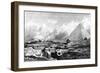 The Sphinx and Pyramids, Egypt, 1880-BH Fiedlen-Framed Giclee Print