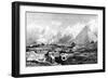 The Sphinx and Pyramids, Egypt, 1880-BH Fiedlen-Framed Giclee Print