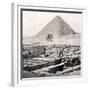 The Sphinx and the Great Pyramid, Egypt, Early 20th Century-null-Framed Giclee Print