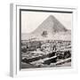 The Sphinx and the Great Pyramid, Egypt, Early 20th Century-null-Framed Giclee Print