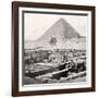 The Sphinx and the Great Pyramid, Egypt, Early 20th Century-null-Framed Giclee Print