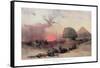The Sphinx at Giza, Egypt, 1840S-David Roberts-Framed Stretched Canvas