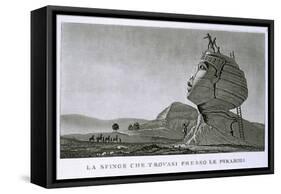 The Sphinx at Giza, from 'Voyage en Egypte'-Dominique Vivant Denon-Framed Stretched Canvas