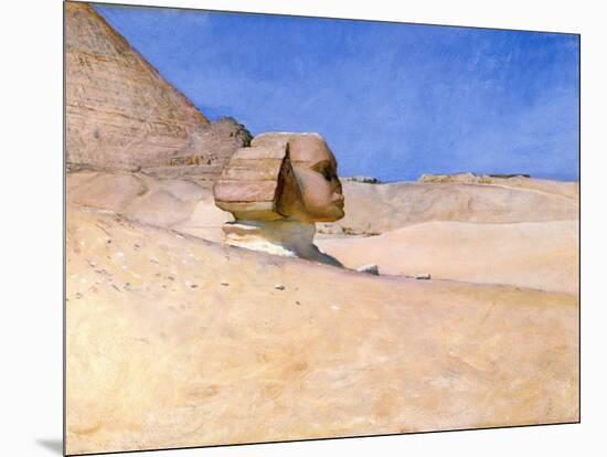 The Sphinx at Midday in Summer, C.1885 (Oil on Board)-William Blake Richmond-Mounted Giclee Print