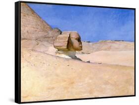 The Sphinx at Midday in Summer, C.1885 (Oil on Board)-William Blake Richmond-Framed Stretched Canvas