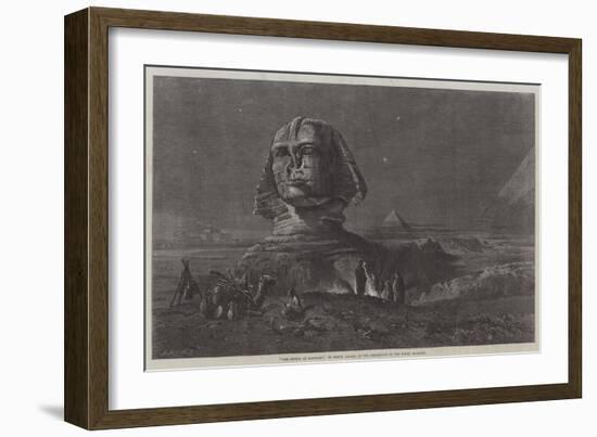 The Sphinx at Midnight, in the Exhibition of the Royal Academy-Frank Dillon-Framed Giclee Print