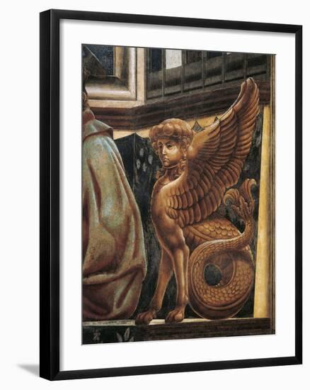 The Sphinx, Detail from the Last Supper, 1450-Andrea Del Castagno-Framed Giclee Print