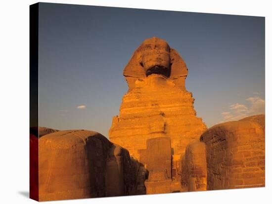 The Sphinx, Dream Stele, Giza, Egypt-Kenneth Garrett-Stretched Canvas