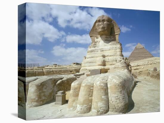 The Sphinx, Giza, Unesco World Heritage Site, Cairo, Egypt, North Africa, Africa-Adam Woolfitt-Stretched Canvas