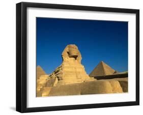 The Sphinx, Pyramids at Giza, Egypt-Kenneth Garrett-Framed Premium Photographic Print