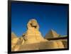 The Sphinx, Pyramids at Giza, Egypt-Kenneth Garrett-Framed Photographic Print