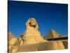 The Sphinx, Pyramids at Giza, Egypt-Kenneth Garrett-Stretched Canvas