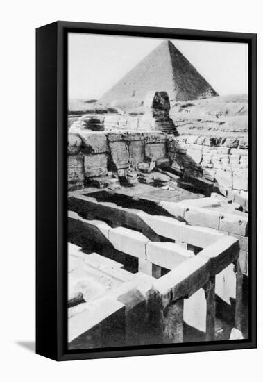 The Sphinx Temple, Cairo, Egypt, C1920S-null-Framed Stretched Canvas