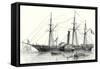 The 'Sphinx' the First Steam Warship from the French Navy Built in 1830-null-Framed Stretched Canvas