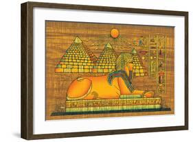 The Sphinx-null-Framed Art Print