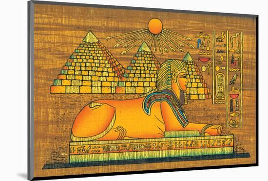 The Sphinx-null-Mounted Art Print