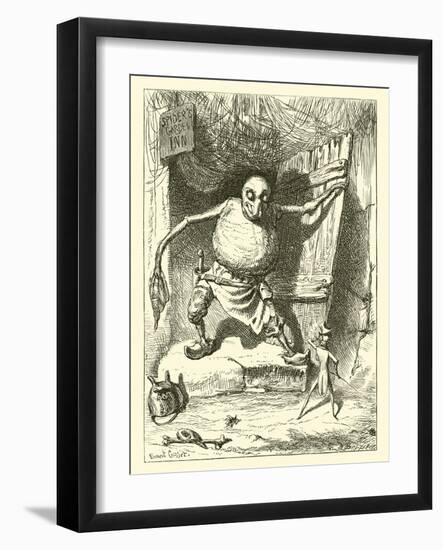 The Spider and the Fly-Ernest Henry Griset-Framed Giclee Print