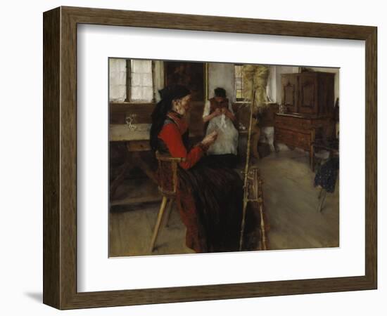 The Spinners, 1892-Wilhelm Leibl-Framed Giclee Print