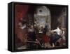 The Spinners or the Fable of Arachne by Diego Velazquez-null-Framed Stretched Canvas