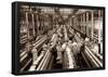 The Spinning Room 1911 Archival Photo Poster Print-null-Framed Poster