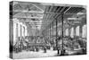 The Spinning Room in the Shadwell Rope Works, C1880-null-Stretched Canvas