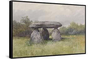 The Spinster Rock, Drewsteignton , C.1895-96-Frederick John Widgery-Framed Stretched Canvas