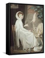 The Spinster-George Romney-Framed Stretched Canvas