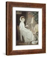 The Spinster-George Romney-Framed Giclee Print