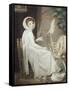 The Spinster-George Romney-Framed Stretched Canvas