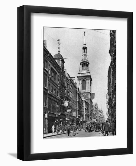 The Spire of Bow Church, London, 1926-1927-McLeish-Framed Premium Giclee Print