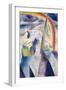 The Spire of Notre-Dame, 1909 (Mixed Media on Canvas)-Robert Delaunay-Framed Giclee Print