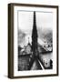 The Spire of Notre Dame Seen from the Towers, Paris, 1931-Ernest Flammarion-Framed Giclee Print