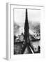 The Spire of Notre Dame Seen from the Towers, Paris, 1931-Ernest Flammarion-Framed Giclee Print