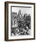 The Spire of St Martin, Ludgate Silhouetted Against the Bulk of St Paul's, London, 1926-1927-Frith-Framed Giclee Print