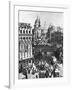 The Spire of St Martin, Ludgate Silhouetted Against the Bulk of St Paul's, London, 1926-1927-Frith-Framed Giclee Print